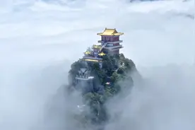 王维诗里的终南山，宛如天上宫阙图片