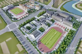 百年老校焕新颜！即墨区第一中学改扩建工程建设按下“快进键”图片