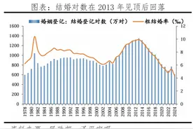 中国婚姻报告2025：全国结婚、离婚登记同比分别增加26.8万对、减少7万对，男性未婚比例远高于女性图片