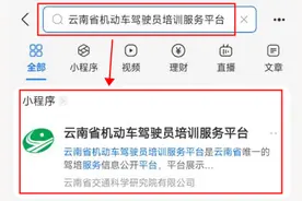 云南省机动车驾驶员培训服务平台支付宝小程序已上线图片
