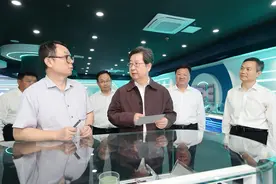 楼阳生到商丘市调研图片