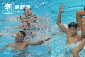 亚运会花游男选手亮相引关注，他们是花游世界的“孤勇者”图片