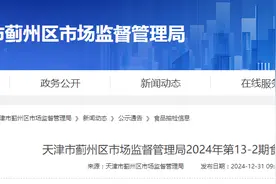 天津市蓟州区市场监督管理局2024年第13-2期食品安全监督抽检信息图片