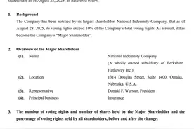巴菲特再度出手：伯克希尔增持三菱商事，持股比例已超10%图片