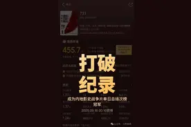 《731》今日上映，破影史纪录！图片