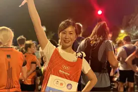 去巴黎跑马拉松，永康姑娘迎来自己的奥运一刻图片
