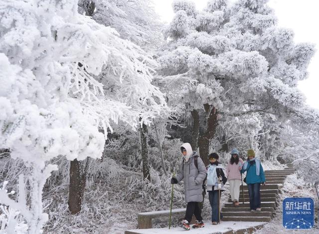 冰雪南岳美景如画