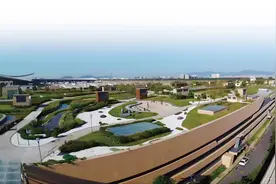 厦门岛内2个厂房顶上的健身场地试运行图片