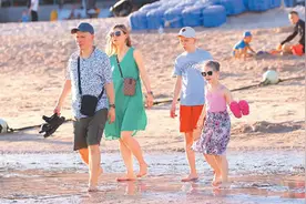 三亚“圈粉”外国游客（火热入境游 美好中华行）图片