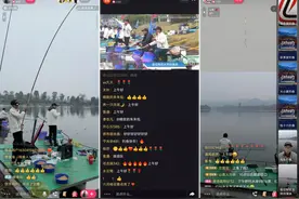 共赏初冬渔乐盛宴，2024中国常德桃花源快手全国湖库休闲垂钓大赛收竿图片