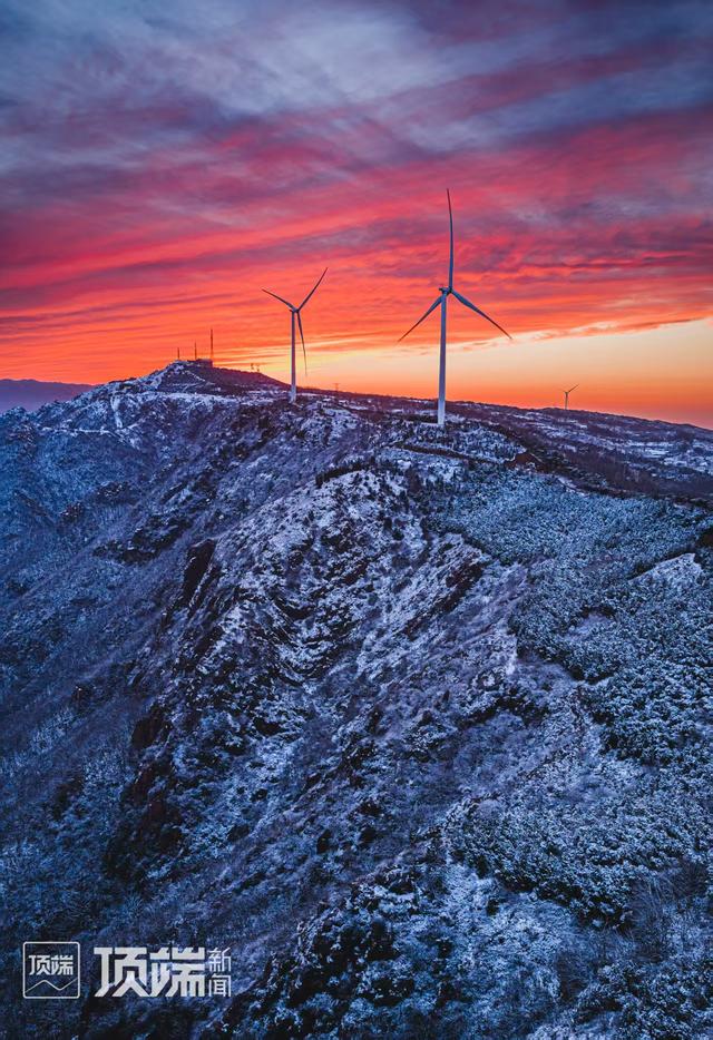 雪景晚霞绝美同框！郑州初冬高雅浪漫速来品鉴