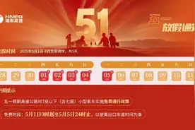 今年五一，高速出行怎么走？研判来了！图片