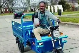 “倒车，请注意”响彻国外街头引热议 全国最大“三蹦子”产业基地在江苏丰县图片