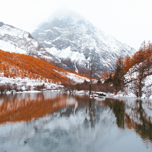 雪后的甘孜，走一路美一路！