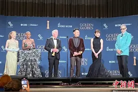 第82届美国电影电视金球奖举行颁奖典礼图片