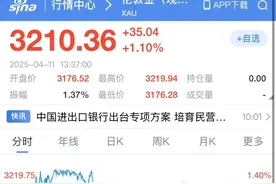 历史新高！黄金饰品突破1000元/克！图片