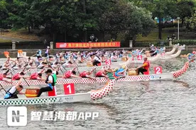 今天，福州这里赛龙舟了！冠军是他们！图片