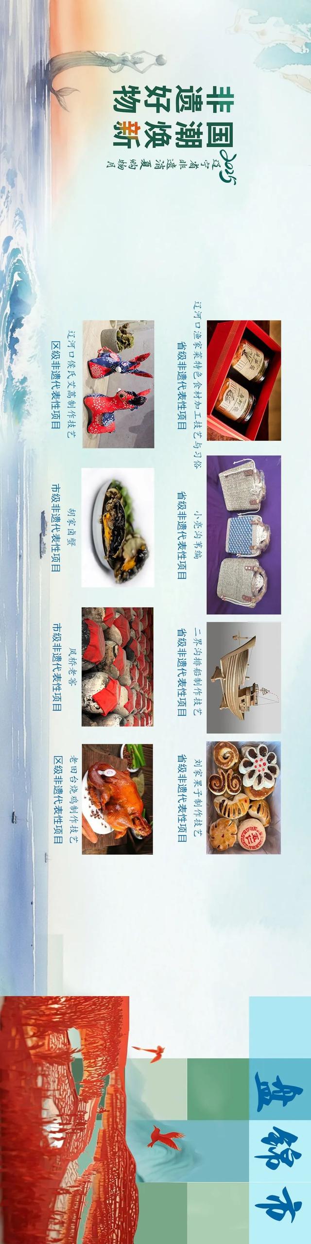 14市非遗旅游商品集合！快来Pick你心中的辽宁“非遗好物”→