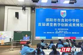 邵阳举行市直初中学校首届课博会数学分会图片