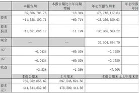 首家A股游戏公司业绩承压！今年前三季净亏损同比扩大40倍图片