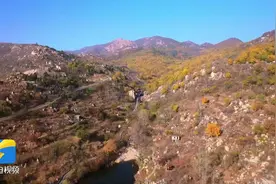 诗画山东｜滕州莲青山换“冬装“”  层林尽染分外妖娆图片
