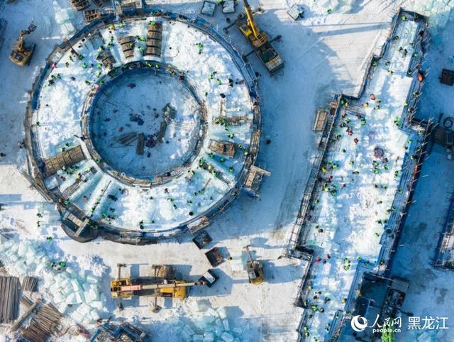 第二十七届哈尔滨冰雪大世界进度条加载中