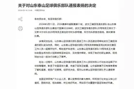 威武！足协给泰山队送大礼，王大雷郑铮受表扬图片