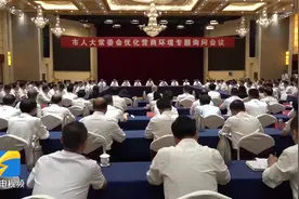 潍坊市人大常委会举行优化营商环境专题询问会议图片