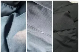 消费者在李宁线下门店新买羽绒服跑绒，且不给发票图片