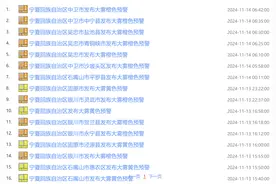 浓雾笼罩！宁夏发布16条预警 这些高速路段临时交通管制图片