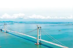 粤港澳大湾区，又一座超大型工程将跨越伶仃洋——深中通道建设扎实推进（产经观察·走进重大工程一线③）图片