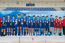 济南一中体教融合男子排球队勇夺2025年山东省排球锦标赛冠军图片