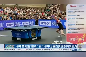 德甲首秀遭“爆冷” 首个德甲比赛日樊振东两战皆负