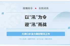 大津口乡全力以赴做好防汛工作图片