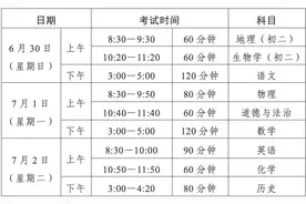 汕头中考6月30日开考，满分855图片