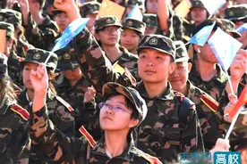 山西大学：军训，迈好青春“正步”图片