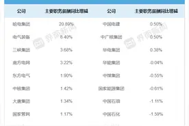 能源央企高管年薪披露，“三大电气”一把手涨幅显著图片