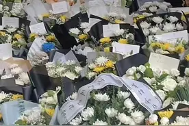 鲜花满路，李晟同志遗体告别仪式今早举行图片