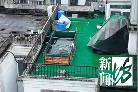 上海楼顶惊现2.5吨巨型鱼缸！已连夜拆除，投诉人却被打骨折？上海虹口通报图片