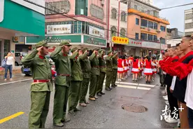 仪式感拉满！高州市根子镇8名新兵光荣入伍图片
