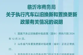 汽车换新补贴来了！临沂7部门最新通知图片