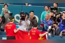 视频回放球拍被踩断始末，王楚钦回应也许是天意