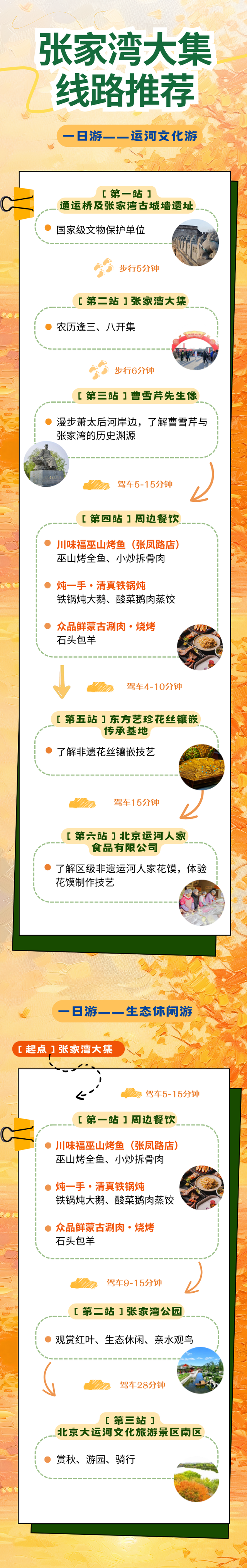 秋韵满通州！14条“运河大集”线路上新：逛集、赏秋、品美食嗨不停！