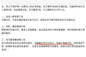 南京一律所招聘实习律师要求会开直升机，律所：已有两人应聘图片