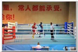 拳拳到肉 血脉偾张 青岛第六届体育大会拳击公开赛迎来“拳王登基”图片