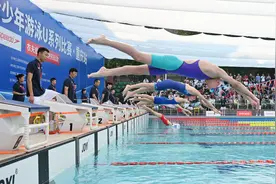 800名青少年“泳”动璧山！2024年全国青少年游泳U系列比赛重庆站开幕图片