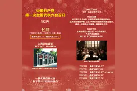 中共一大召开首日有多热？这本红色天气日历再现历史“风云”图片