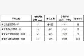 金陵河西小学213人，初中204人……南京建邺区民办学校、热点公办学校摇号计划出炉图片