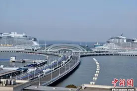上海吴淞口国际邮轮港去年进出境邮轮403航次图片