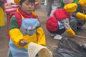 山东的硬核幼儿园，小朋友编织烹饪样样精通，网友：建议全国推广图片